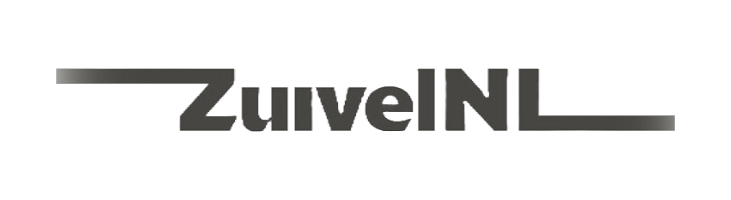 ZuivelNL logo zonder achtergrond en in grijswaarden